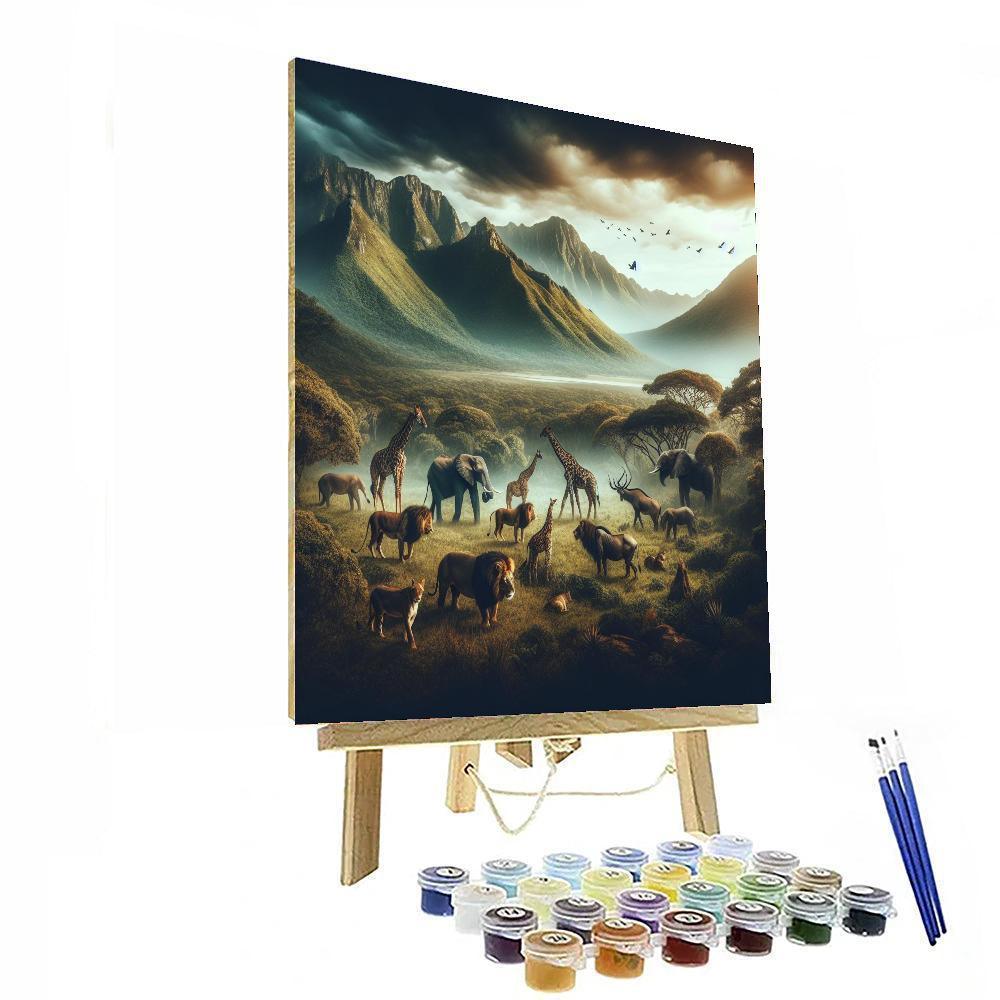 Majestic Wildlife Serenity DIY Paint By Numbers
