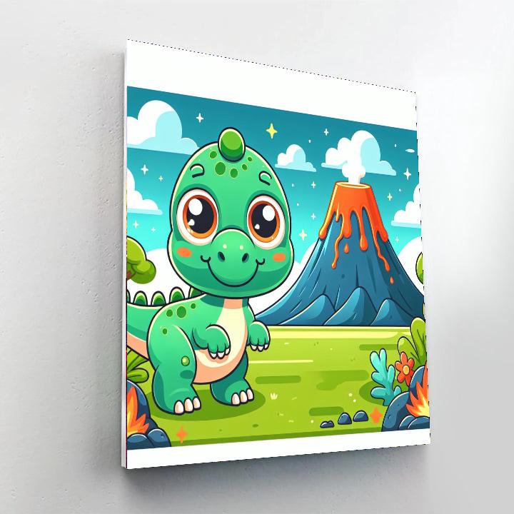 Dino World Expedition Numbered Painting Kits