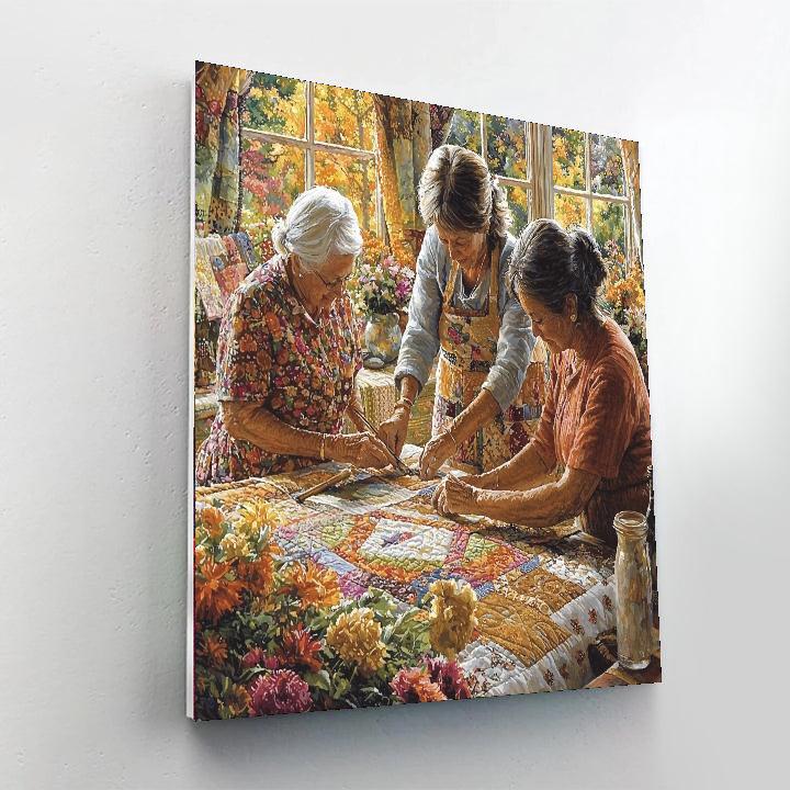 Grandma's Quilt Paint By Numbers Kits