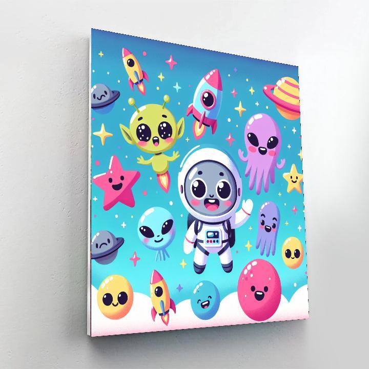 Space Adventure Pals Paint By Numbers Kits