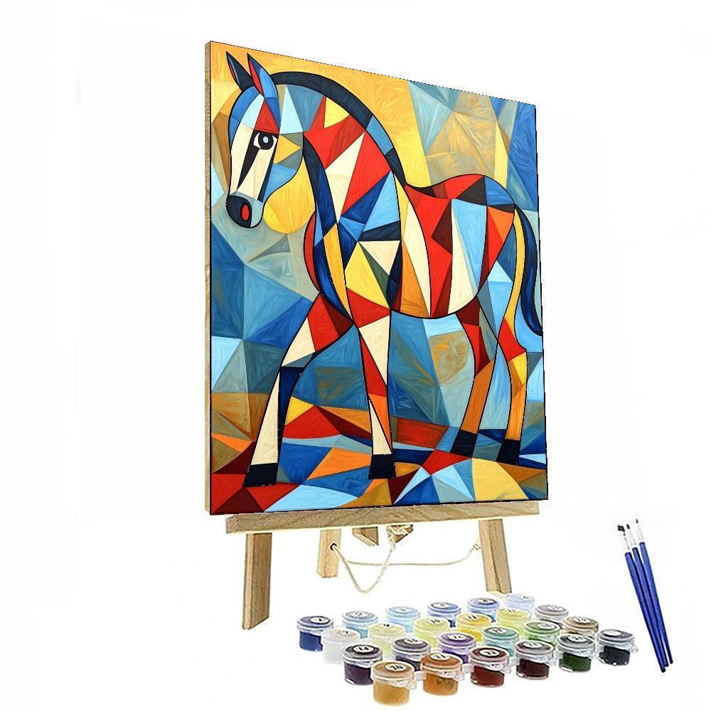 Pablo Picasso Inspired Abstract Animal Dreams  DIY Paint By Numbers
