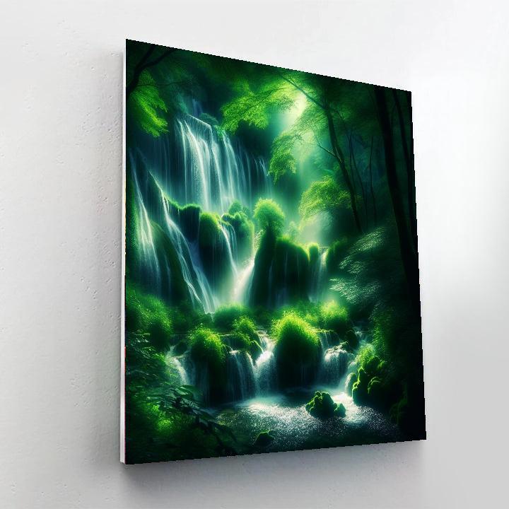 Fantasy Enchanted Waterfall Painting By Numbers Kit