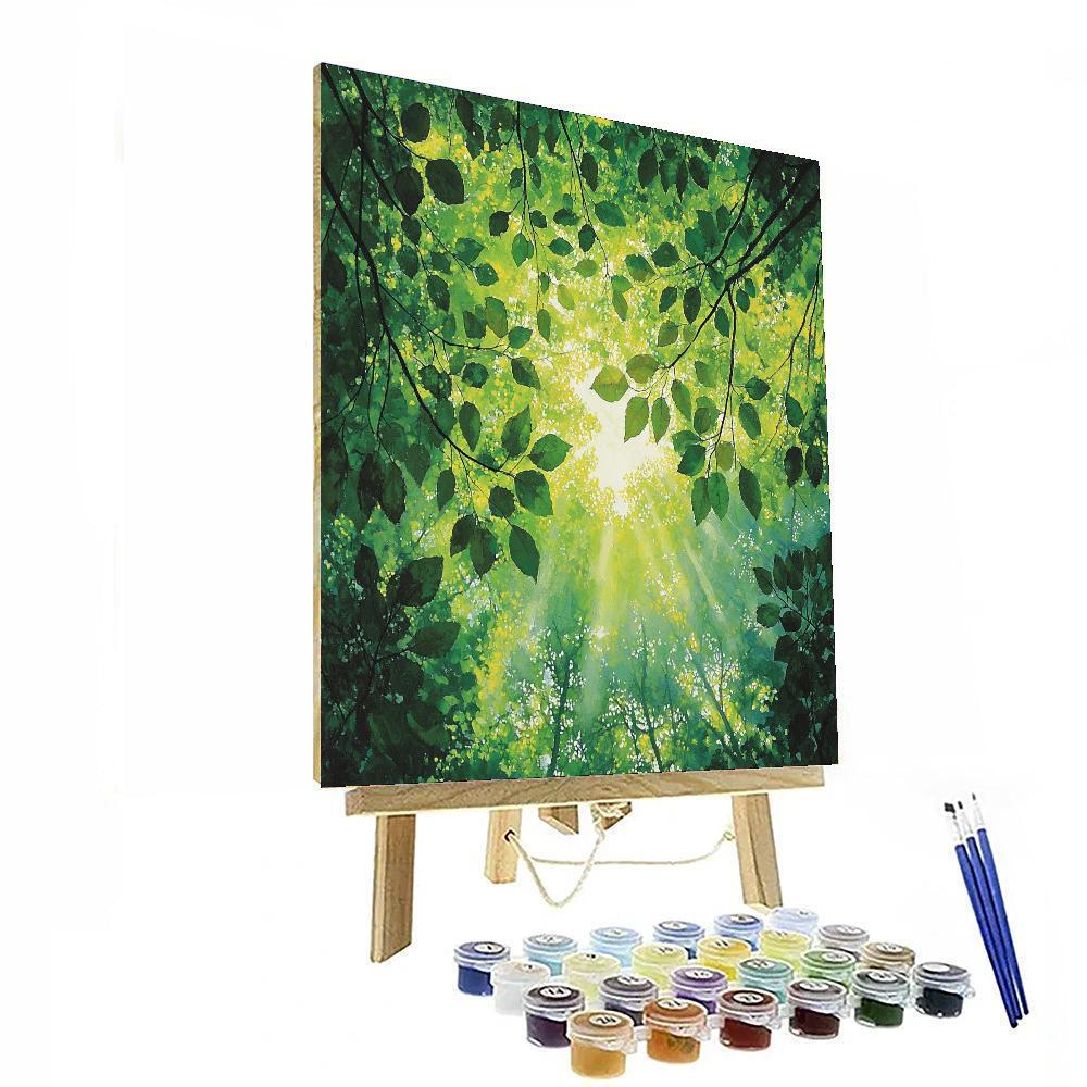 Michelangelo Inspired Mystical Canopy  Paint By Numbers