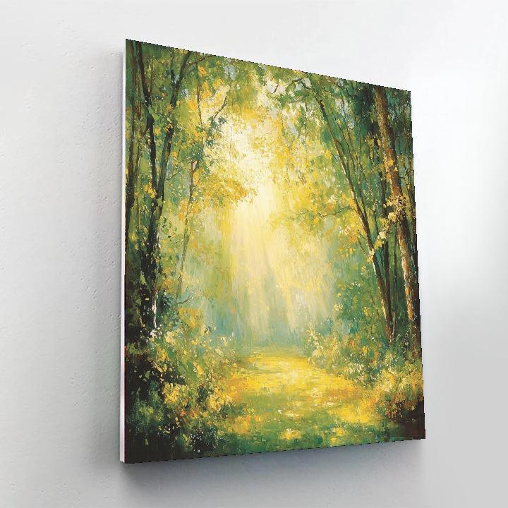 Claude Monet Inspired Rays Of Light  Paint By Numbers