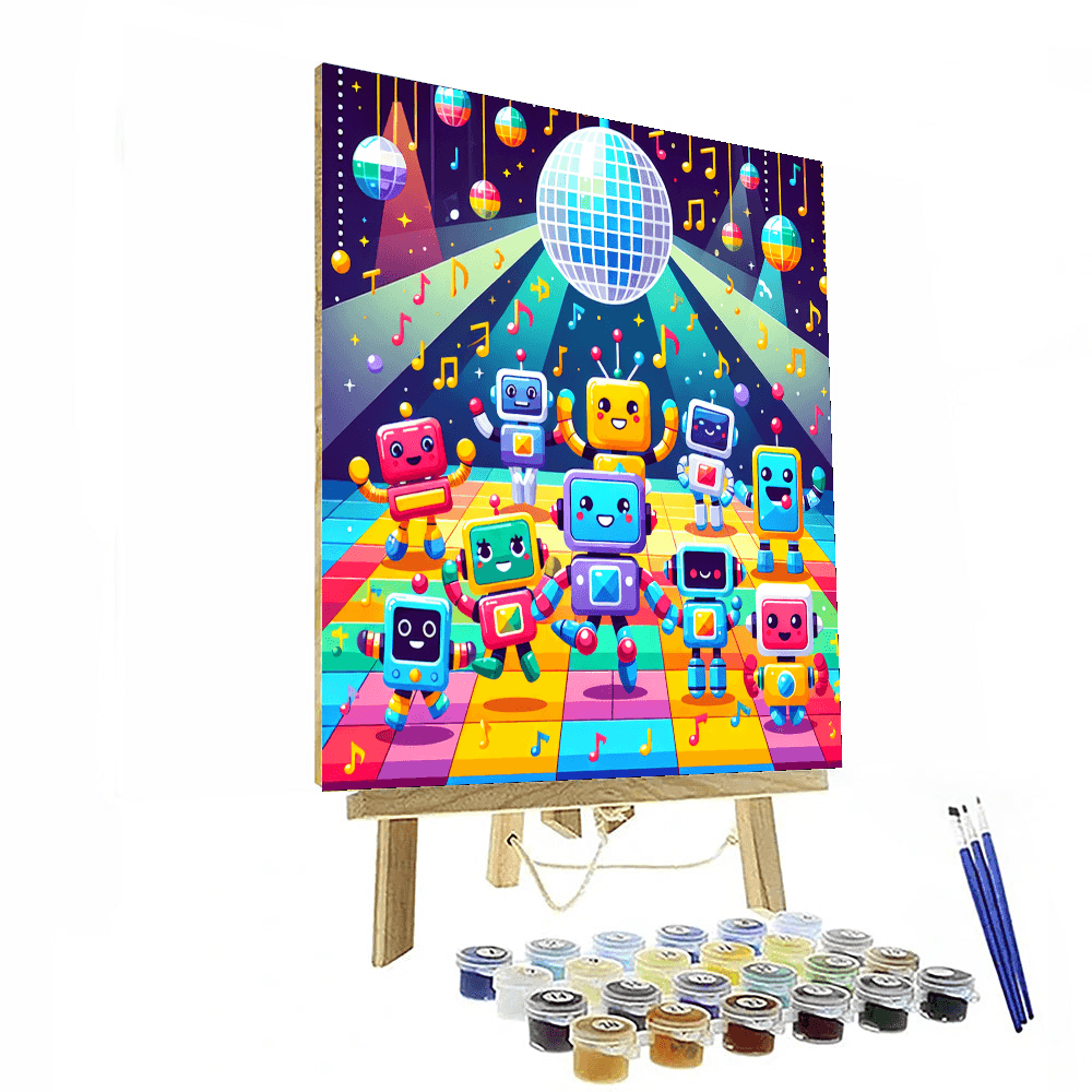 Rockin' Robot Rave - DIY Painting By Numbers Kit – Artistry Rack