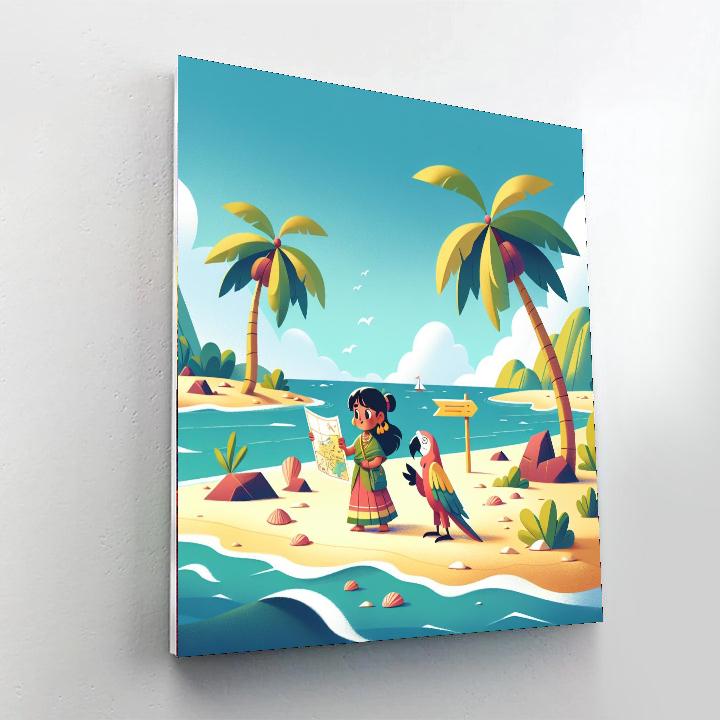 Magical Island Expedition Number Painting