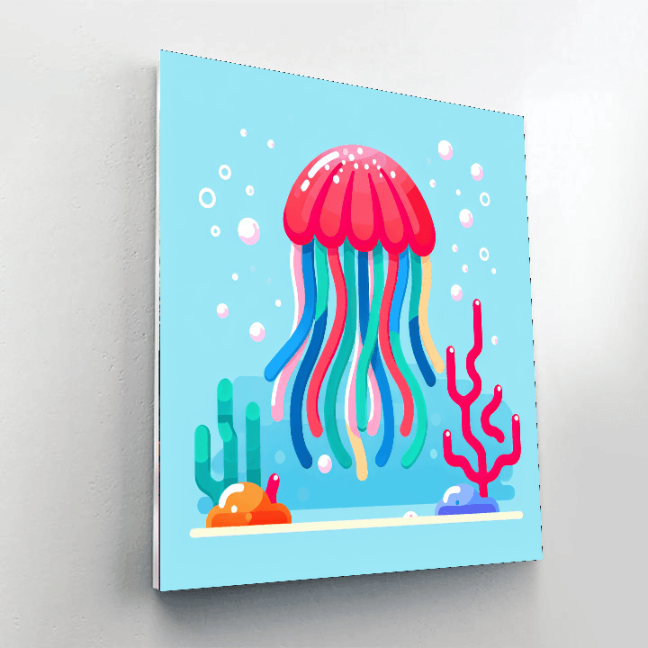Jubilant Jellyfish Paint By Numbers Kits