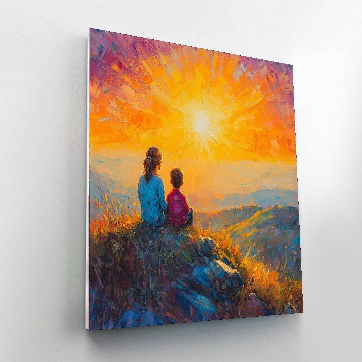 Sunrise Of Love Number Painting