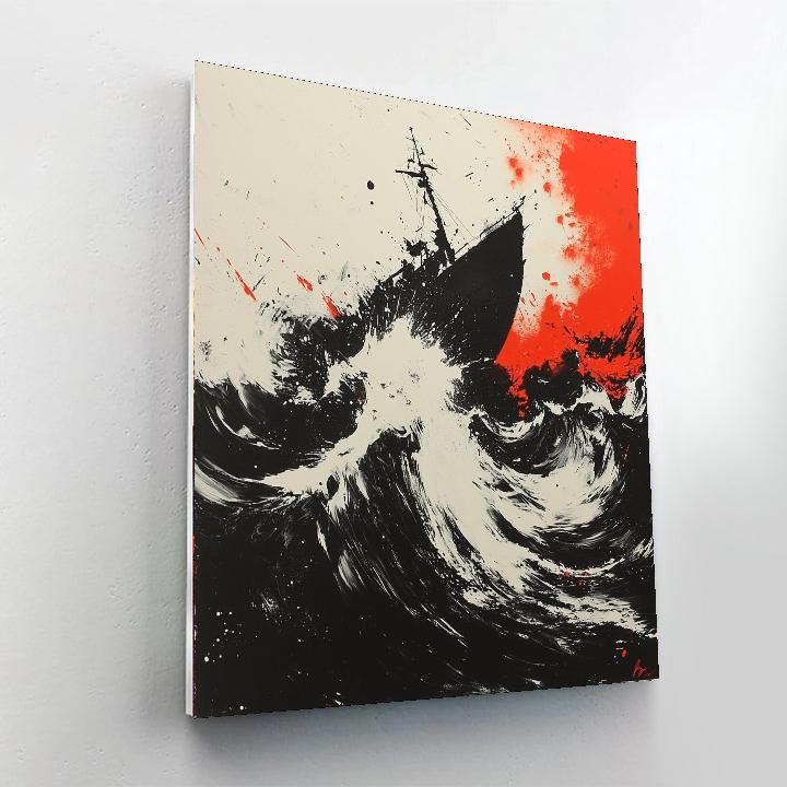 Banksy Inspired The Cycle Of Discontent  Number Painting