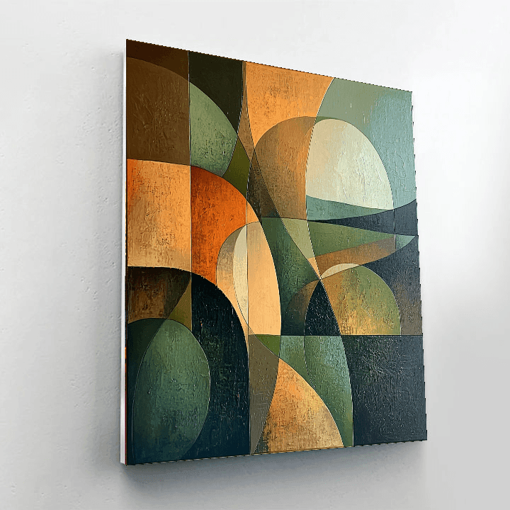 Barbara Hepworth Inspired Hepworth's Sculptural Abstraction  Painting By Numbers Kit