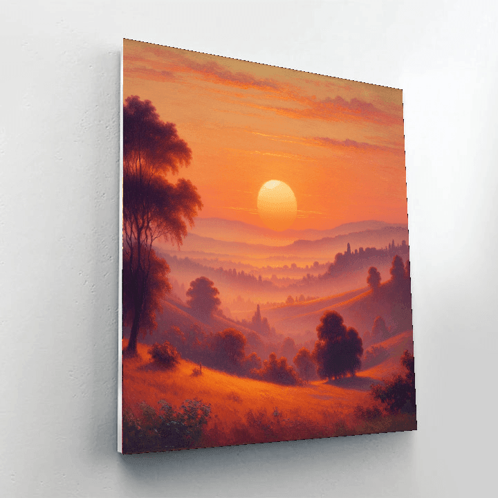 Evening Glow Painting By Numbers Kit