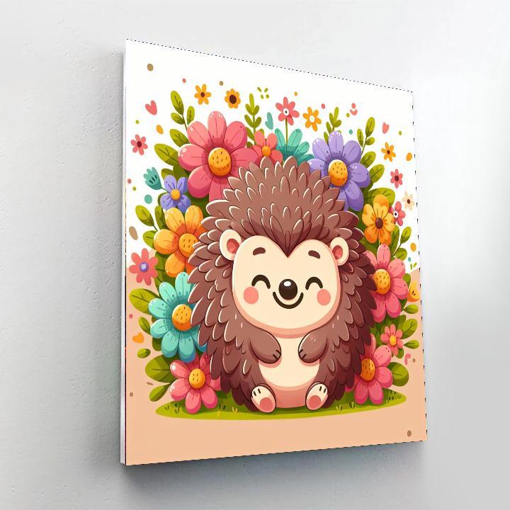 Cheery Little Hedgehog Paint By Numbers Kits