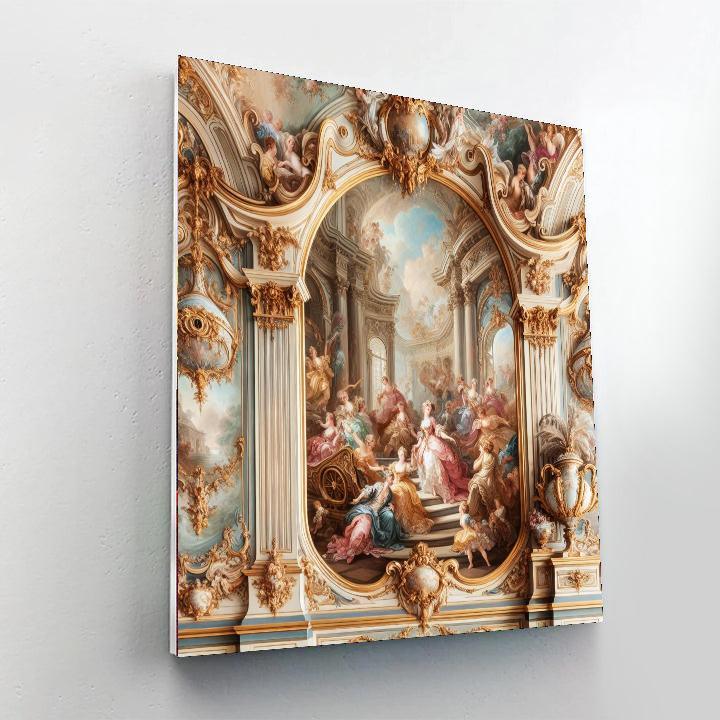 Elegant Rococo Revelry Paint By Numbers