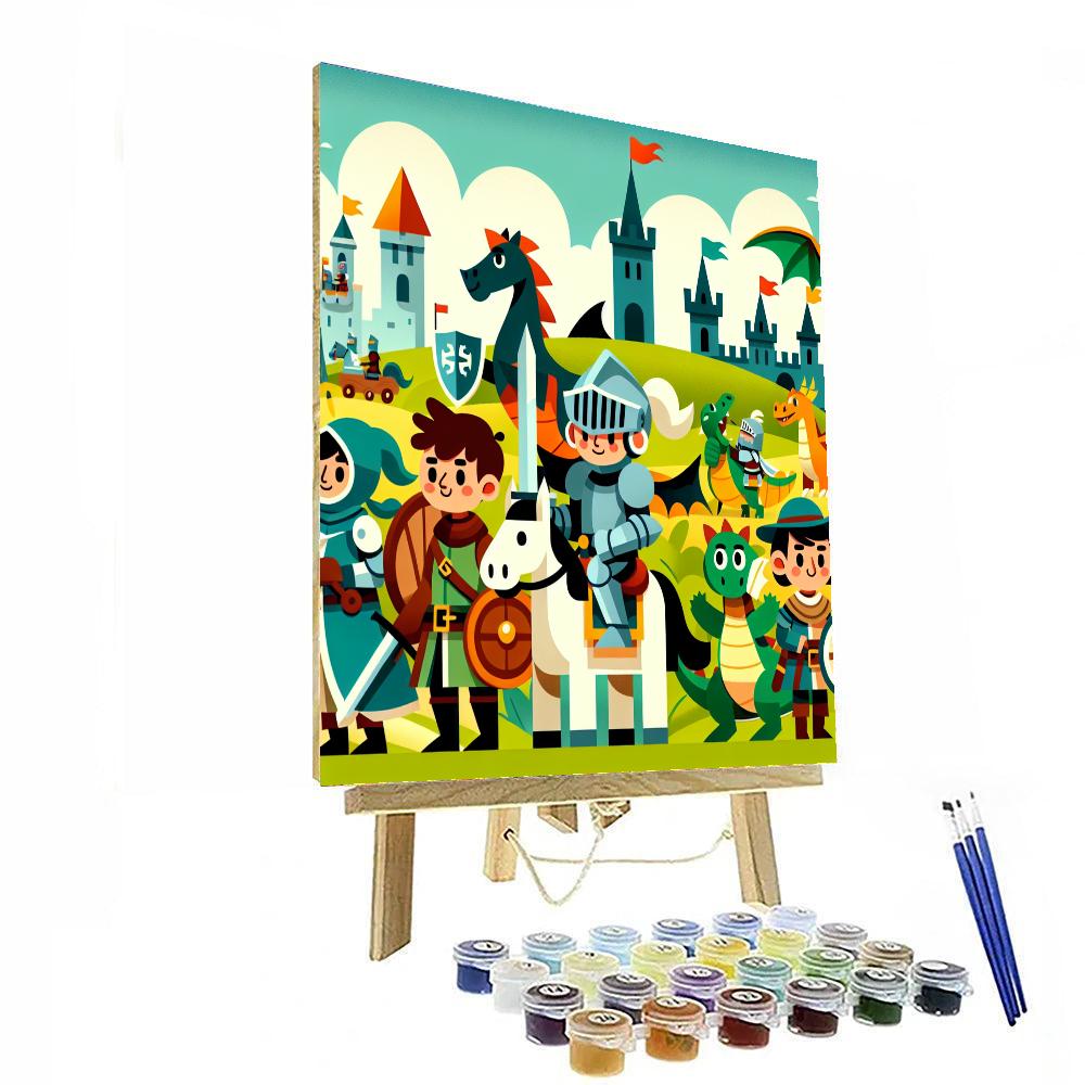 Knight's Legendary Quest Paint By Numbers Kits