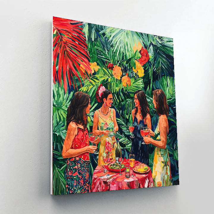 Frida Kahlo Inspired Eternal Connections  Paint By Numbers