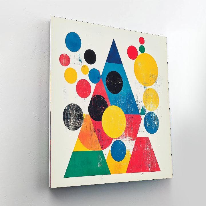 Kazimir Malevich Inspired Spectrum Of Abstraction  Paint By Numbers