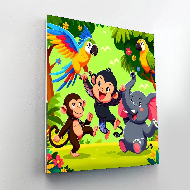 Jungle Fun Time Paint By Number