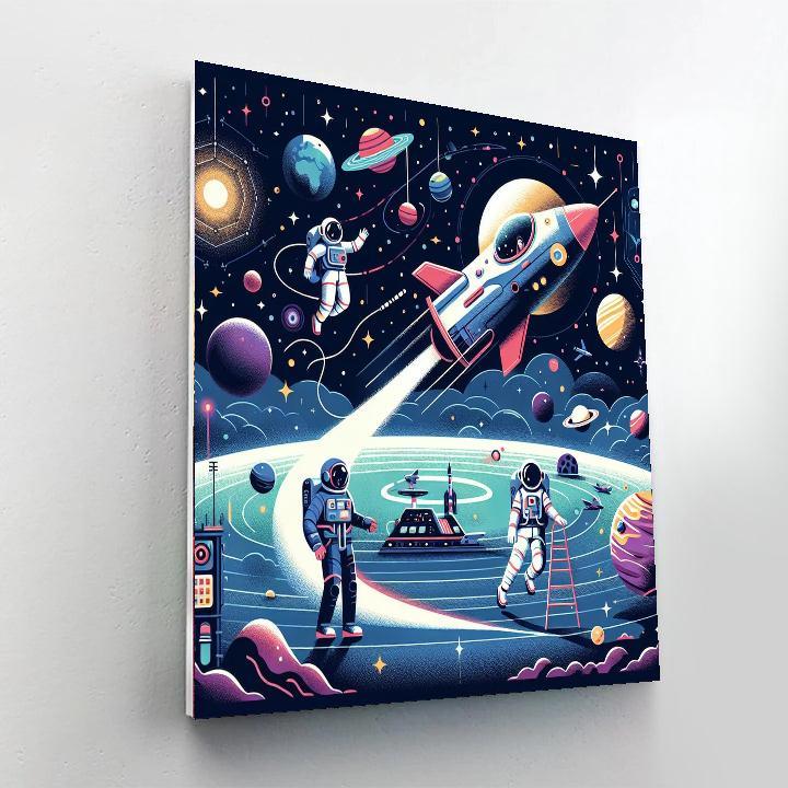 Space Exploration Voyage Paint By Number