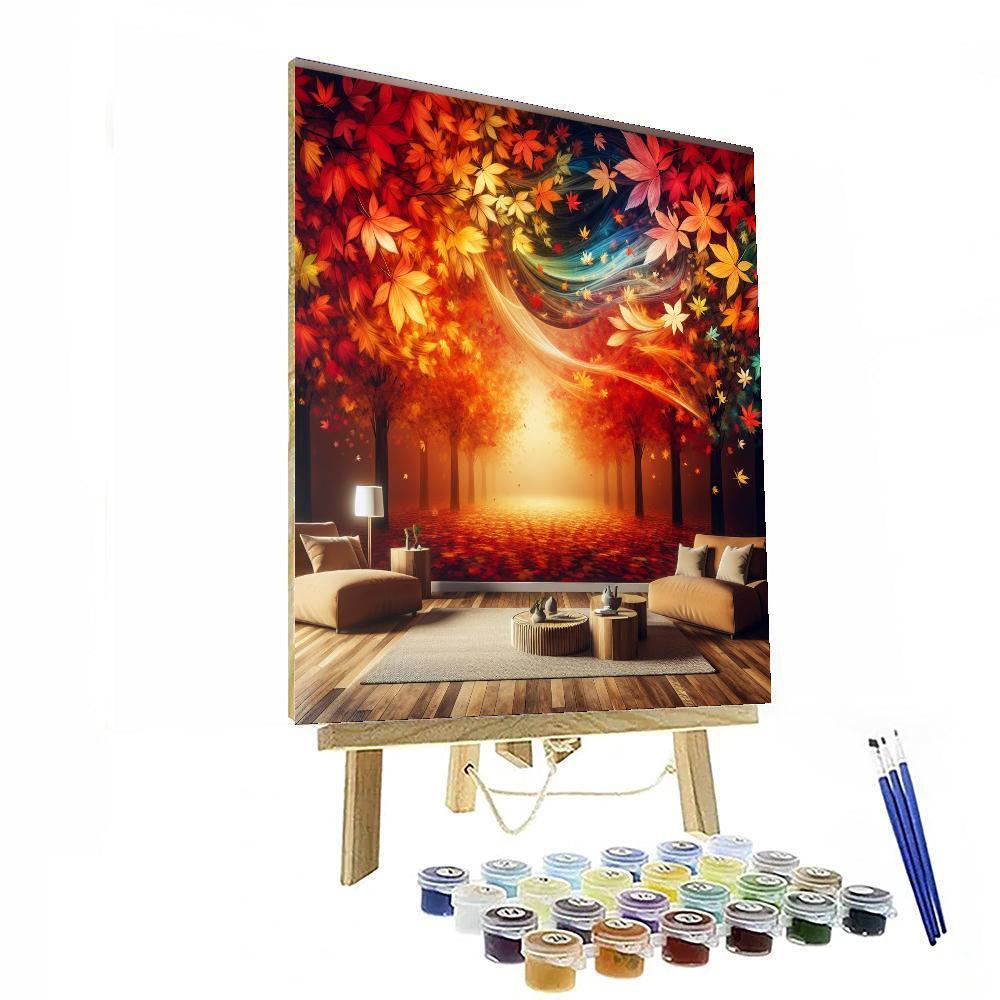 Crisp Autumn Leaves Paint By Number