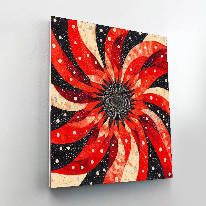 Yayoi Kusama Inspired Infinity's Whisper  DIY Paint By Numbers