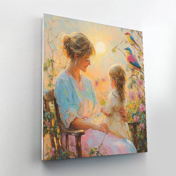 Morning Serenade With Mom Painting By Numbers Kit