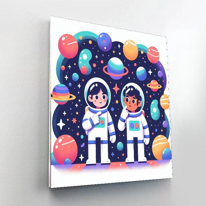 Space Pioneers' Adventure Paint By Numbers Kits