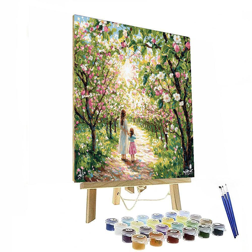 Mom's Blooming Orchard Paint By Color