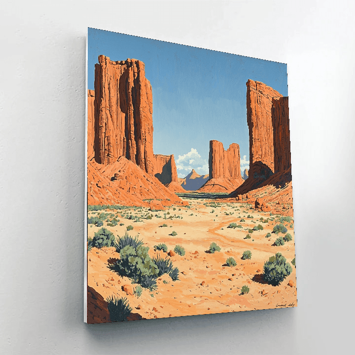 Monument Valley, Utah Painting Number Kit