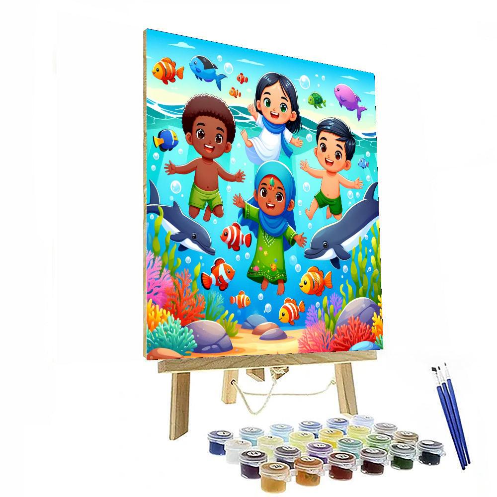 Exciting Ocean Quest Painting By Numbers Kit