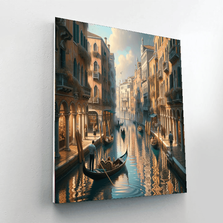 Venetian Canal Serenity Paint By Numbers