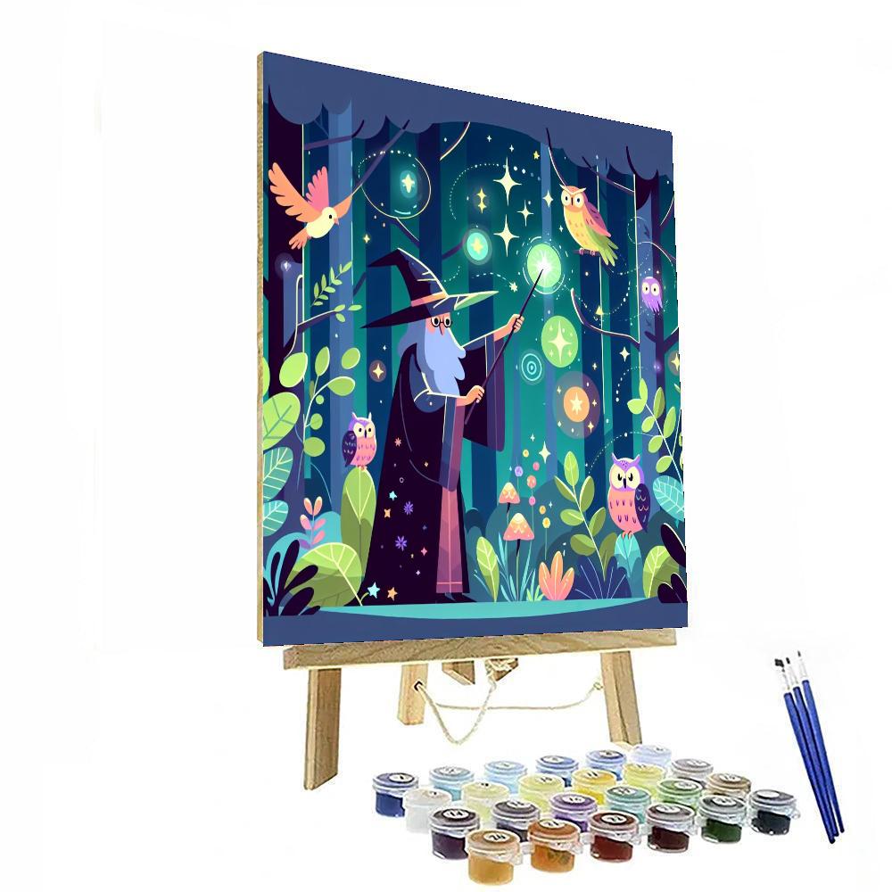 Mystical Wizarding World Painting Number Kit