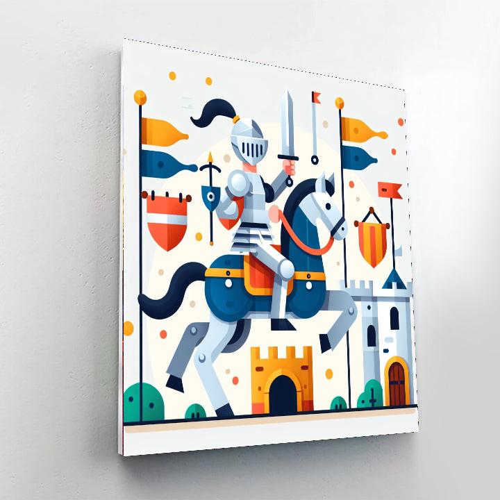 Castle Conquest Adventure DIY Paint By Numbers