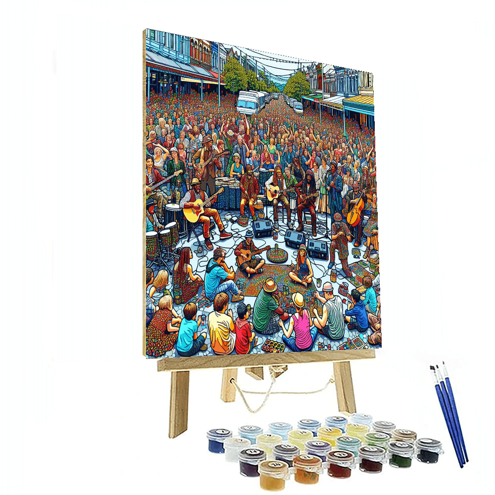 Buskers Festival - New Zealand Paint By Numbers Kits