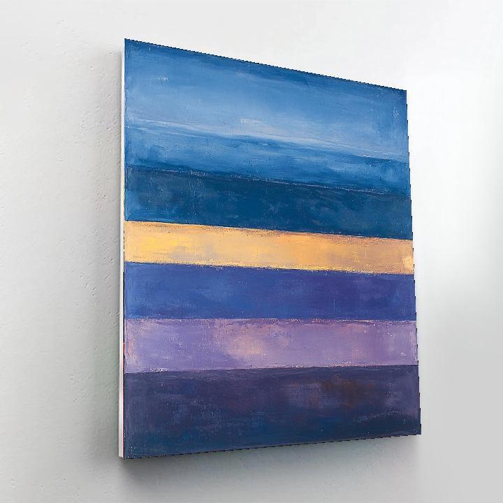 Mark Rothko Inspired Serenity Of Color Horizon  Painting By Numbers Kit