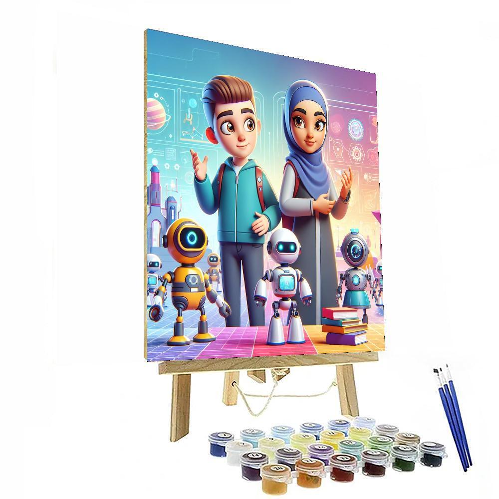 Innovative Robot Expedition Paint By Number