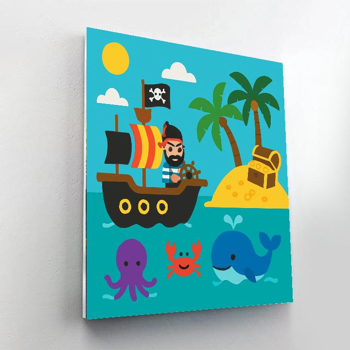 Imaginary Island Painting By Numbers Kit