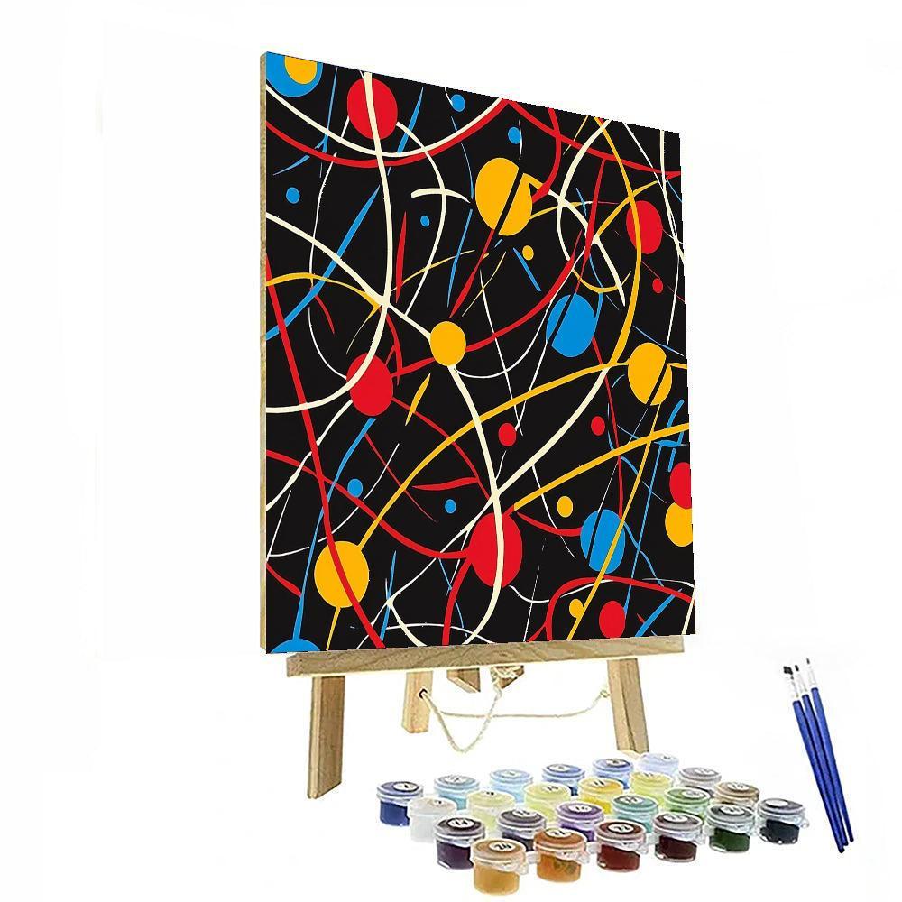 Joan Miró Inspired Harmony In Chaos  Numbered Painting Kits