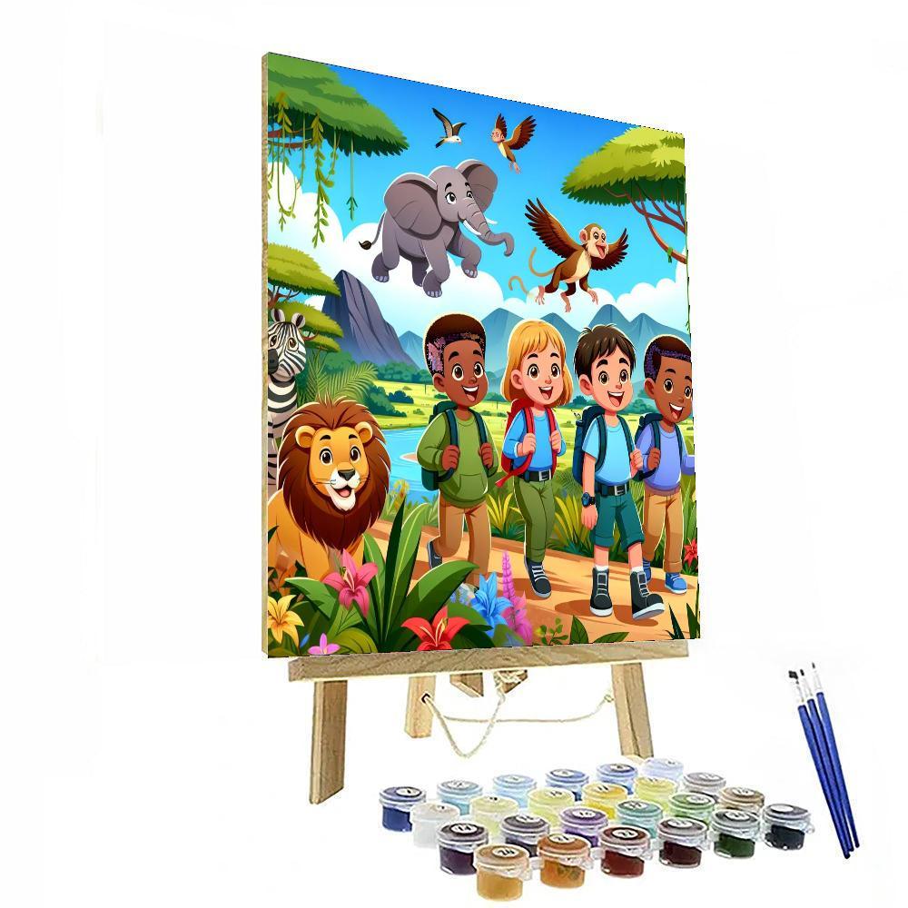 Wildlife Jungle Quest Numbered Painting Kits