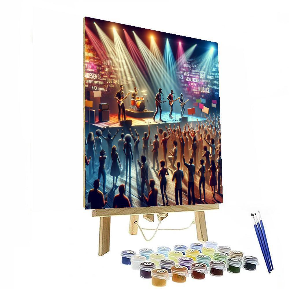 Global Citizen Festival Paint By Numbers Art