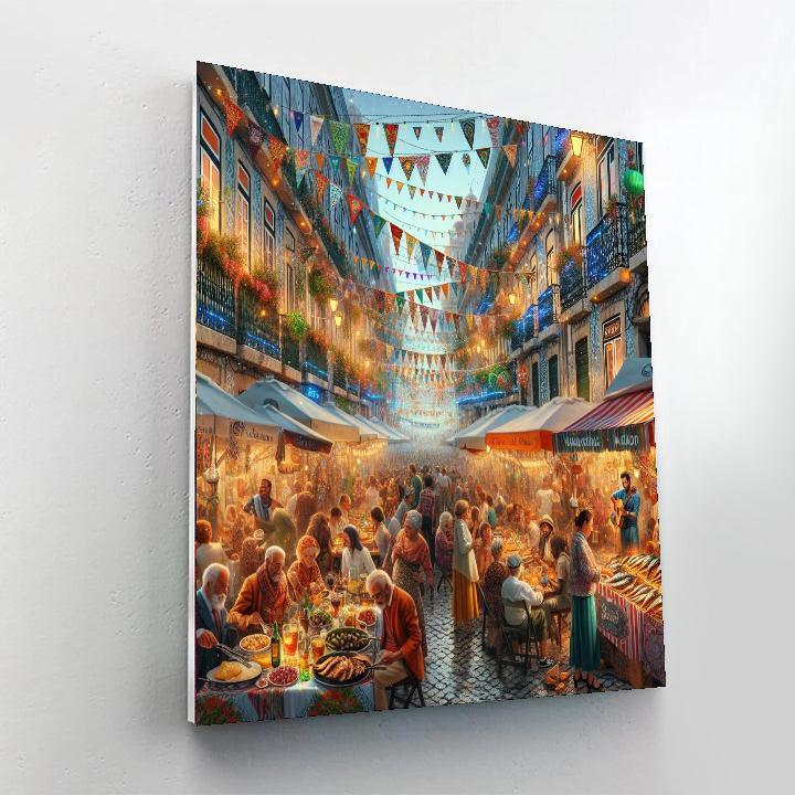 Feast Of Saint Anthony - Portugal Painting Number Kit