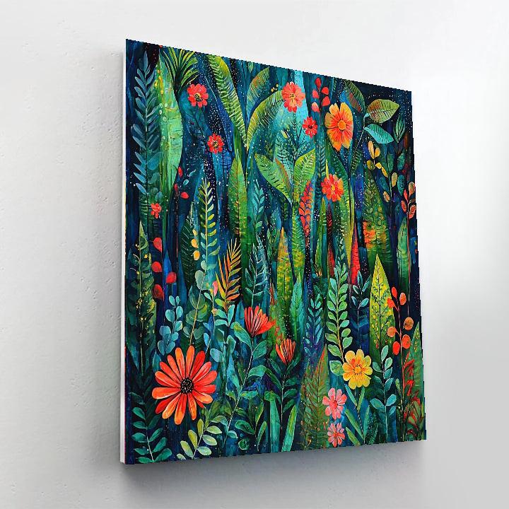 Frida Kahlo Inspired Tales Of The Mystical Jungle  Numbered Painting Kits