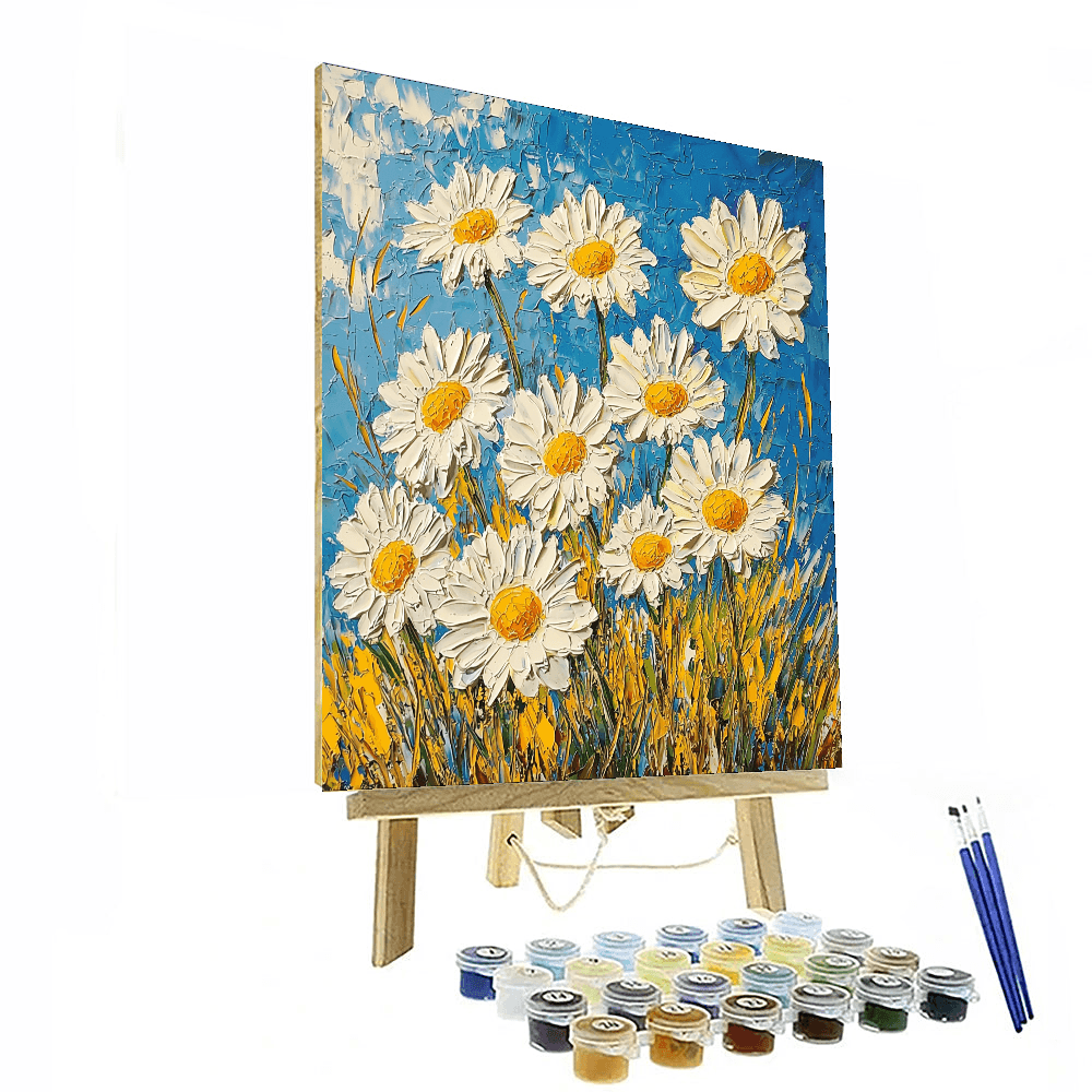 Vincent Van Gogh Inspired Dance Of The Daisies  Paint By Color