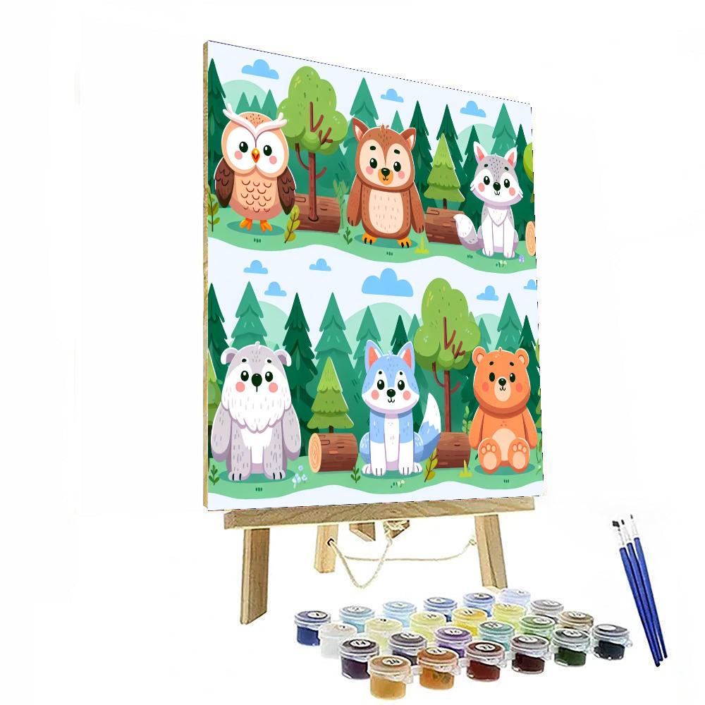 Forest Guardians Number Painting