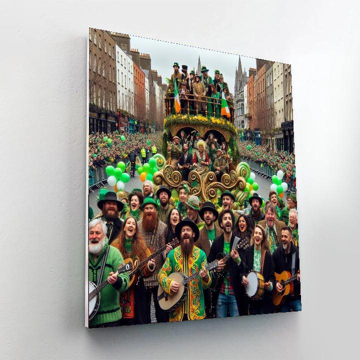 St Patrick's Day - Dublin, Ireland DIY Paint By Numbers