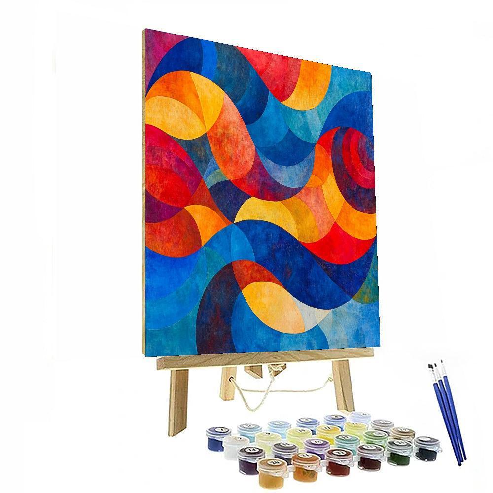 Sonia Delaunay Inspired Abstract Color Melody  Paint By Color