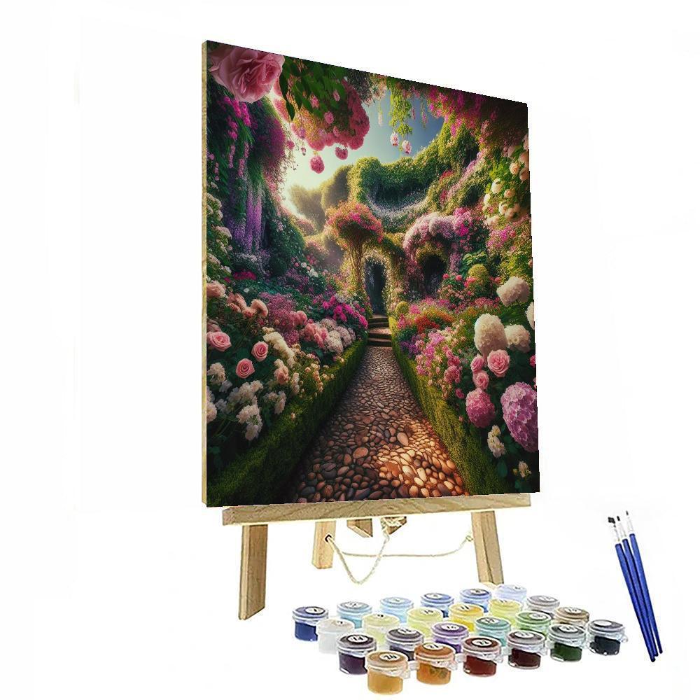Romantic Garden Stroll Numbered Painting Kits