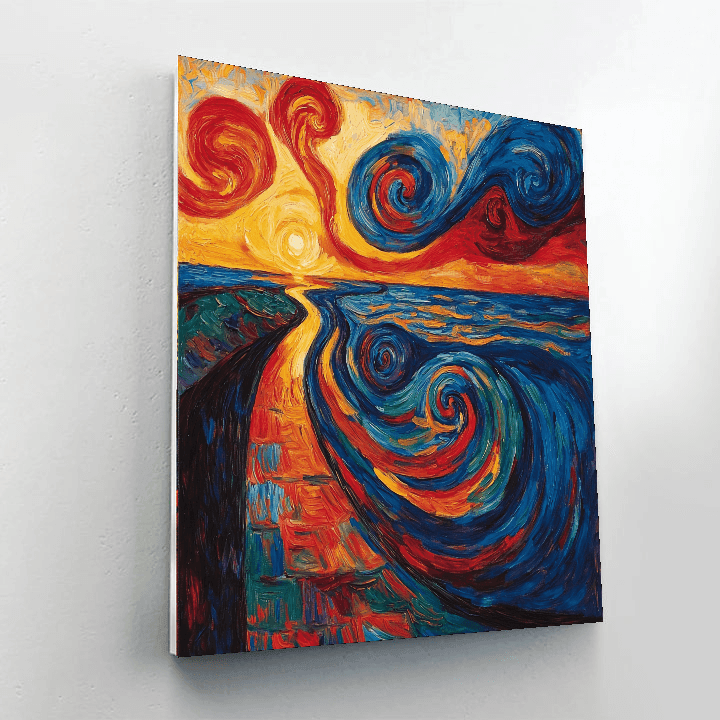 Munch Inspired Exploration Of Emotion  Numbered Painting Kits