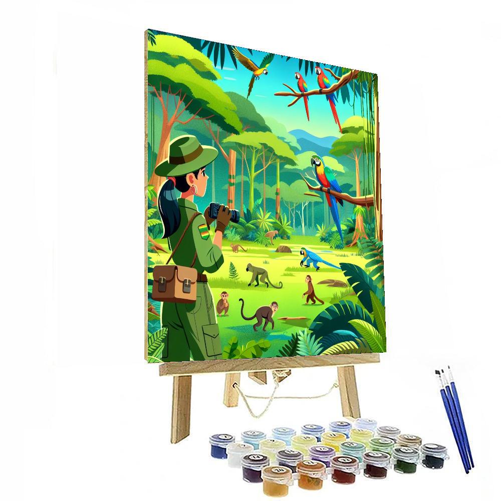 Rainforest Rangers Number Painting