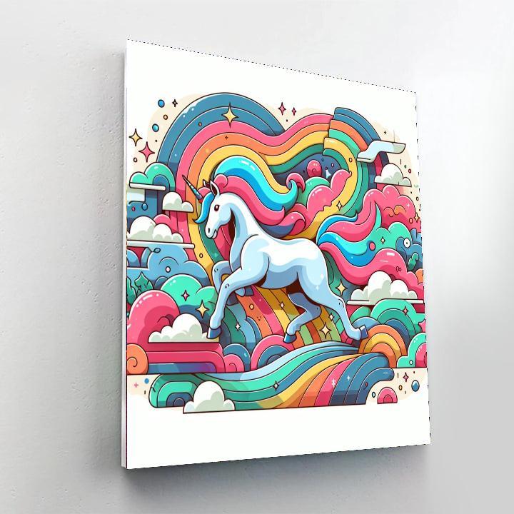 Fantasy Unicorn Ride Paint By Numbers Kits