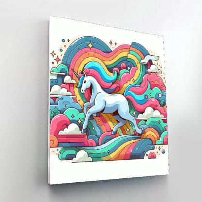 Fantasy Unicorn Ride Paint By Numbers Kits